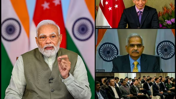 PM Modi and Singaporean Counterpart LaunchÂ Cross-Border Payment System